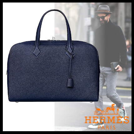 HERMES★ おしゃれ！Victoria II fourre-tout 43 トートバッグ 9090630